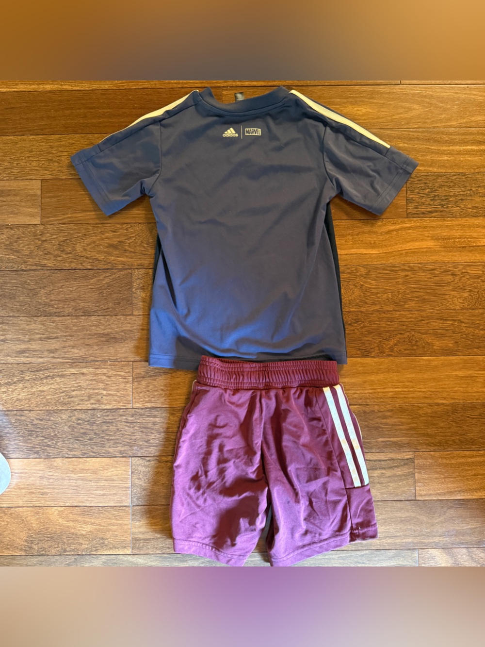 Adidas Kids Marvel Navy Blue Soccer Jersey Set Size 5T - Picture 5 of 5